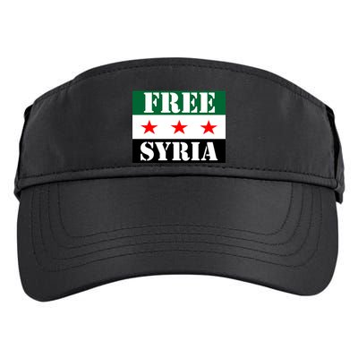 Free Syria Syrian Anti War Protest Strikes Adult Drive Performance Visor