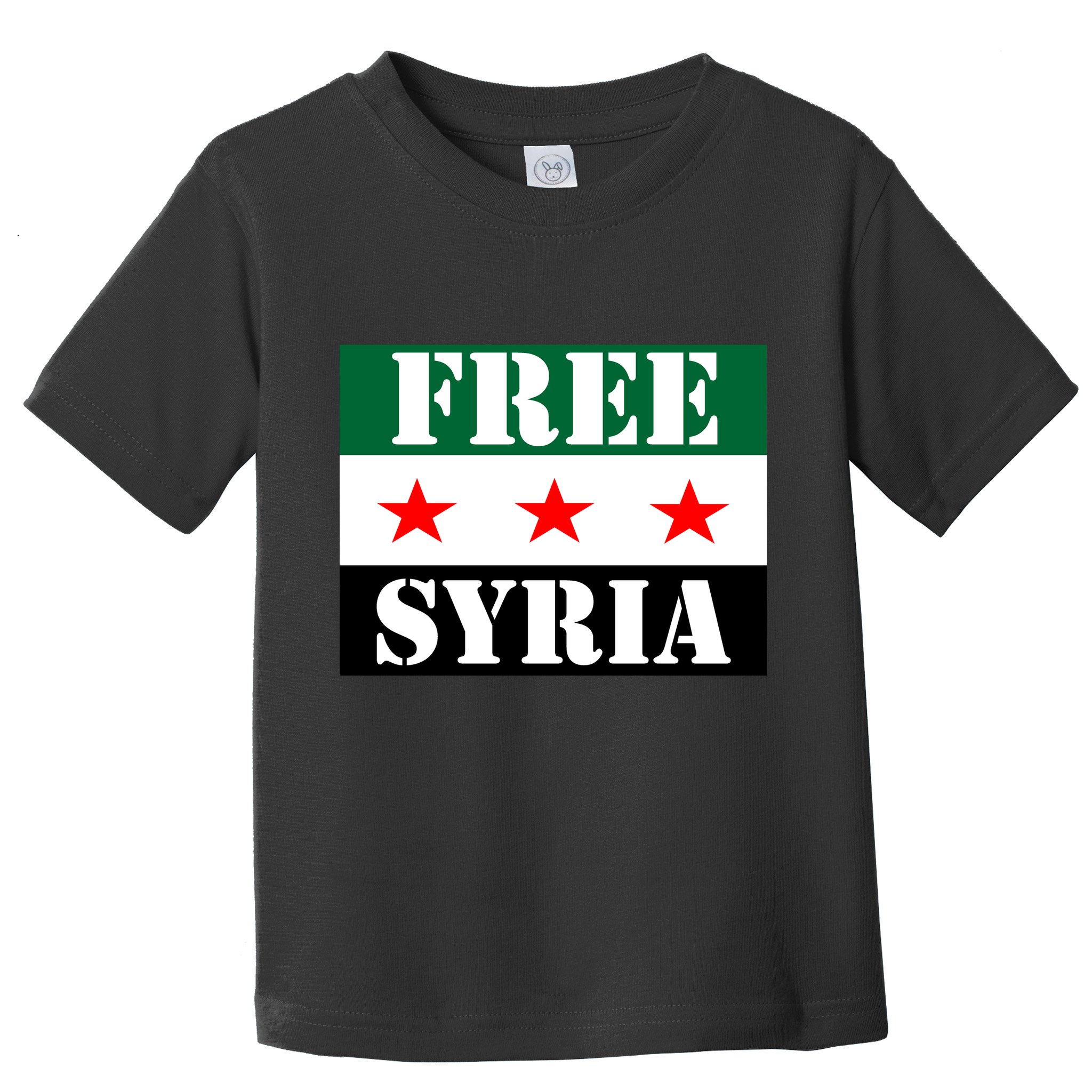 Free Syria Syrian Anti War Protest Strikes Toddler T-Shirt