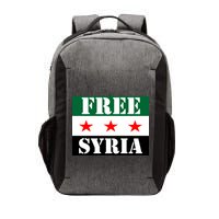 Free Syria Syrian Anti War Protest Strikes Vector Backpack