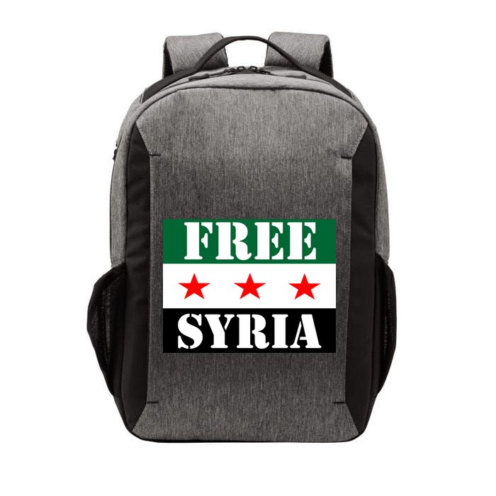 Free Syria Syrian Anti War Protest Strikes Vector Backpack