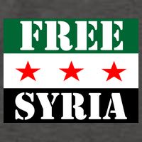 Free Syria Syrian Anti War Protest Strikes Vector Backpack
