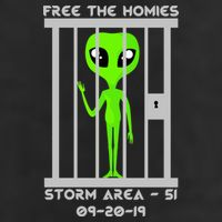 Free The Aliens Storm Area 51 Cool Comfort Performance Bucket Hat