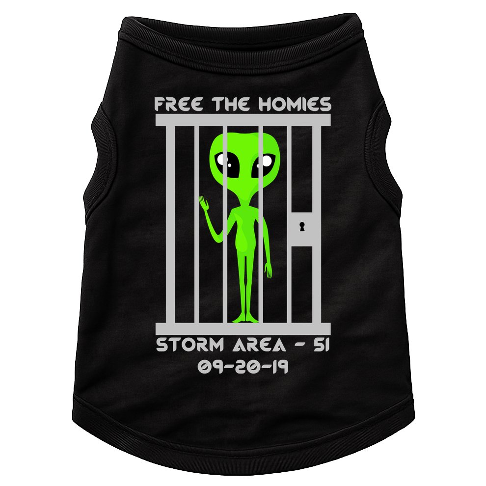 Free The Aliens Storm Area 51 Doggie Tank