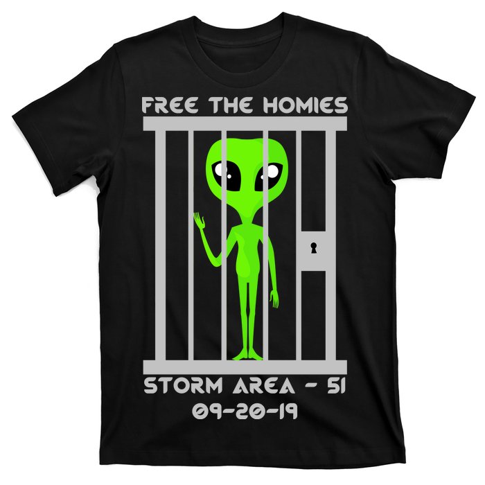 Free The Aliens Storm Area 51 T-Shirt