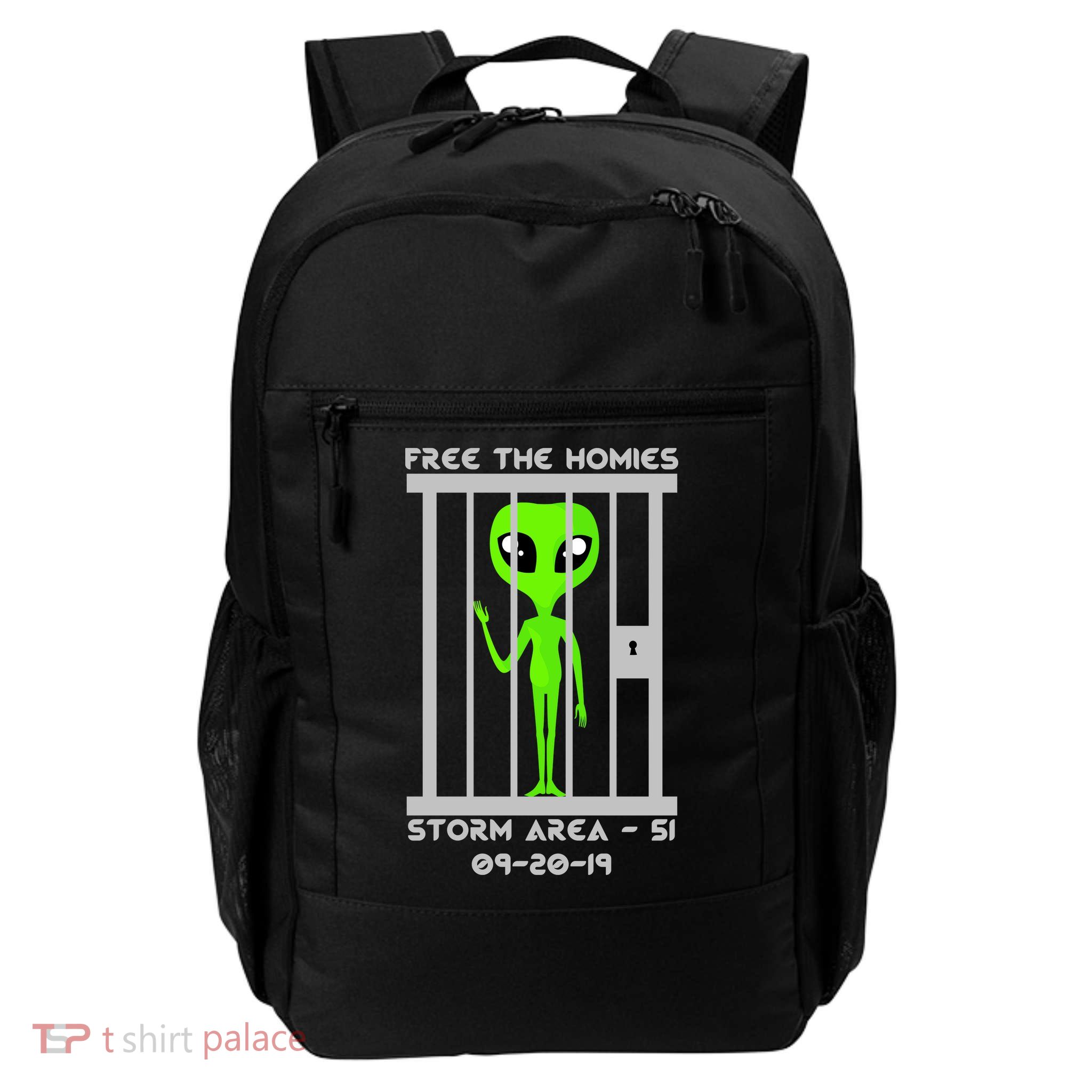 Free The Aliens Storm Area 51 Daily Commute Backpack