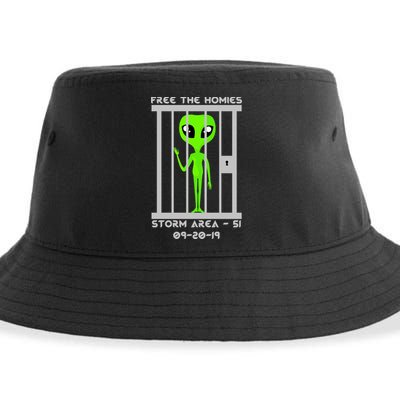 Free The Aliens Storm Area 51 Sustainable Bucket Hat