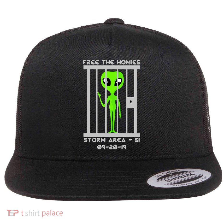 Free The Aliens Storm Area 51 Flatbill Hat