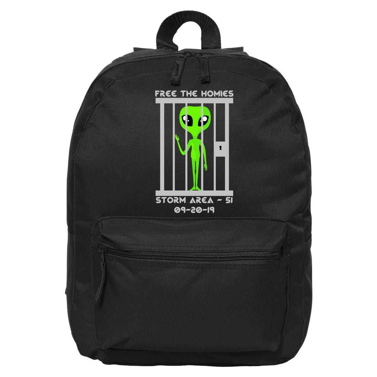 Free The Aliens Storm Area 51 16 in Basic Backpack