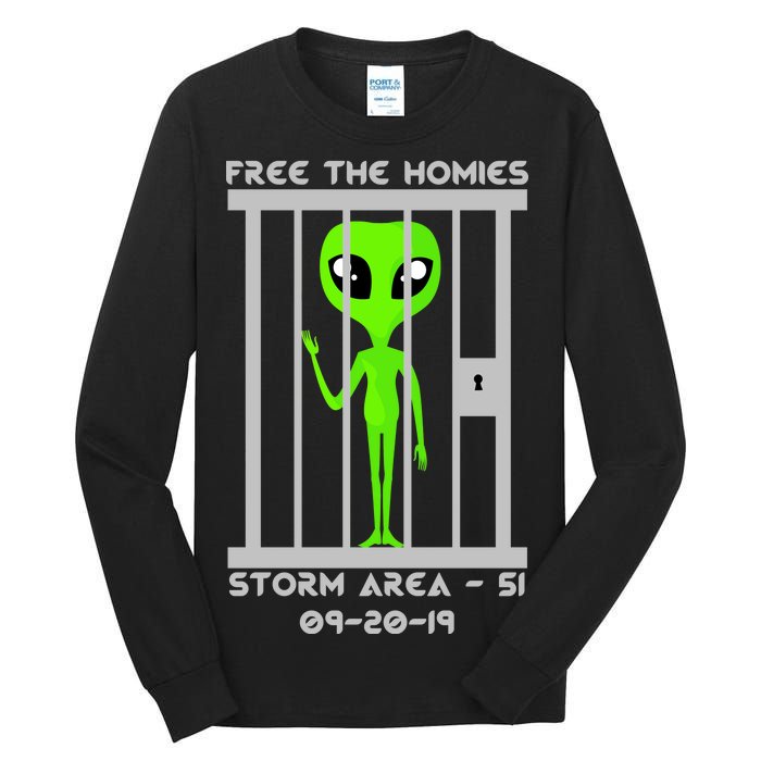 Free The Aliens Storm Area 51 Tall Long Sleeve T-Shirt