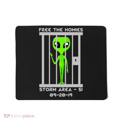Free The Aliens Storm Area 51 Mousepad