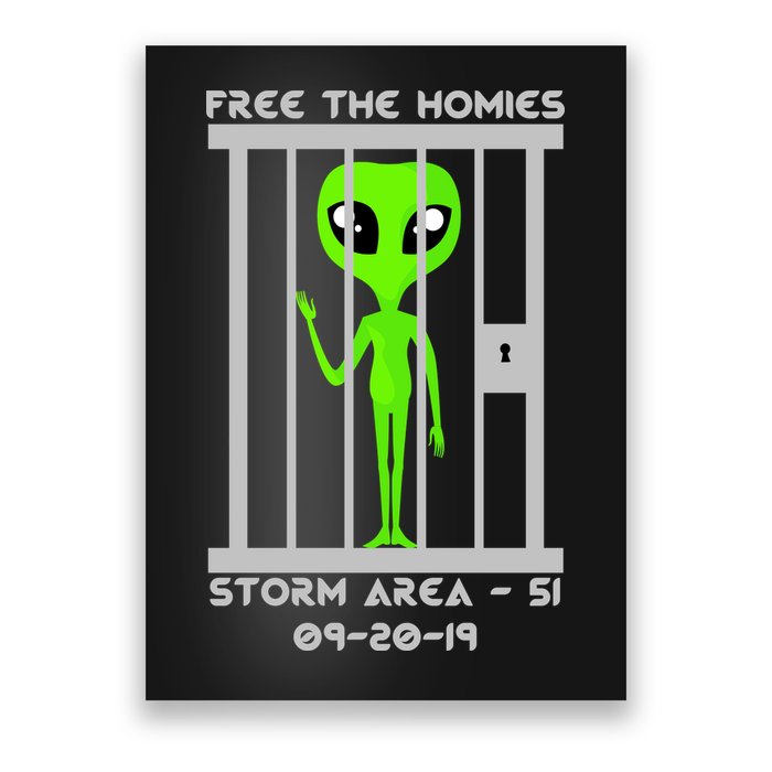 Free The Aliens Storm Area 51 Poster