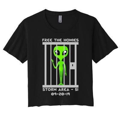 Free The Aliens Storm Area 51 Crop Top