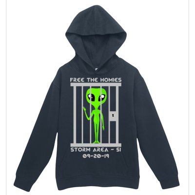 Free The Aliens Storm Area 51 Urban Pullover Hoodie