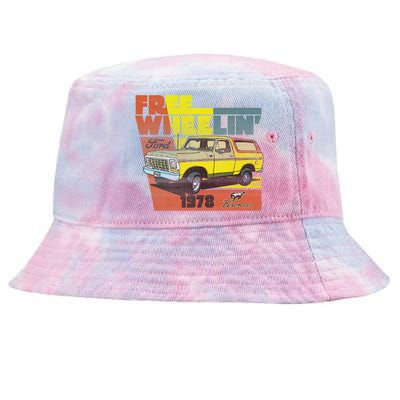 Free Wheelin 1978 Ford Bronco Tie-Dyed Bucket Hat