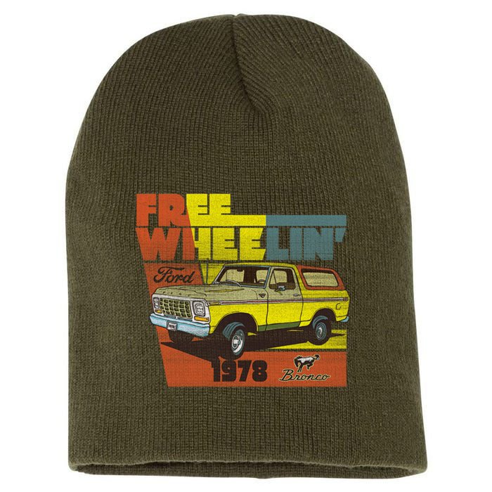 Free Wheelin 1978 Ford Bronco Short Acrylic Beanie