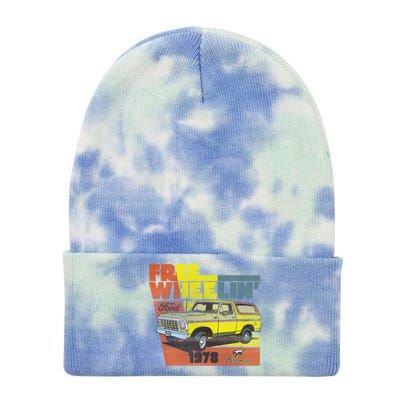 Free Wheelin 1978 Ford Bronco Tie Dye 12in Knit Beanie