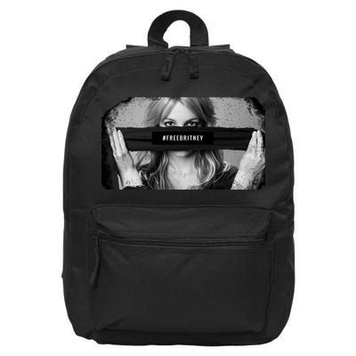 #freebritney Vintage Cover Free Britney 16 in Basic Backpack