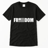 Freedom American Flag Tall T-Shirt