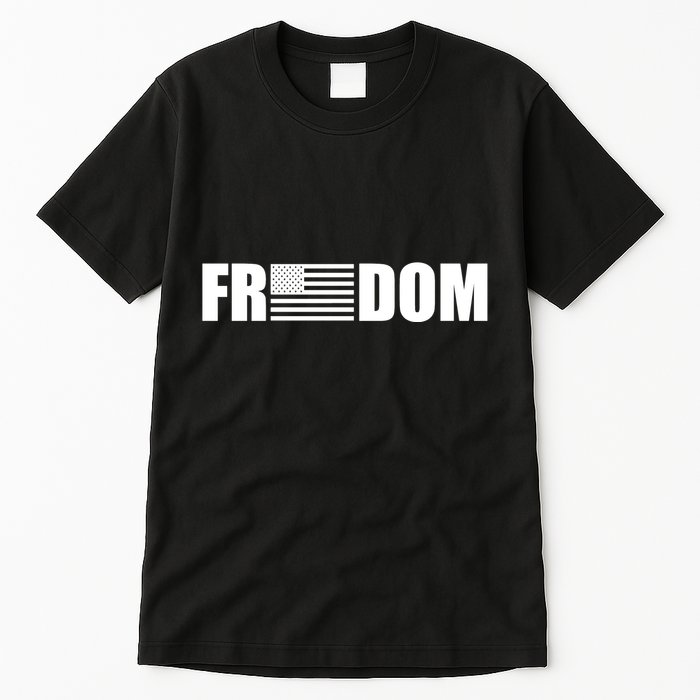 Freedom American Flag Tall T-Shirt