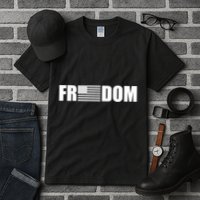 Freedom American Flag Tall T-Shirt