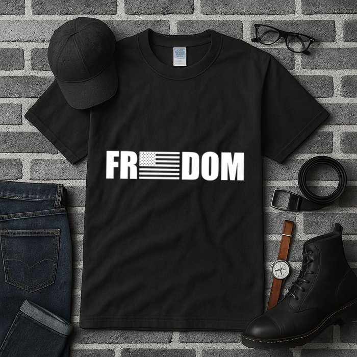 Freedom American Flag Tall T-Shirt