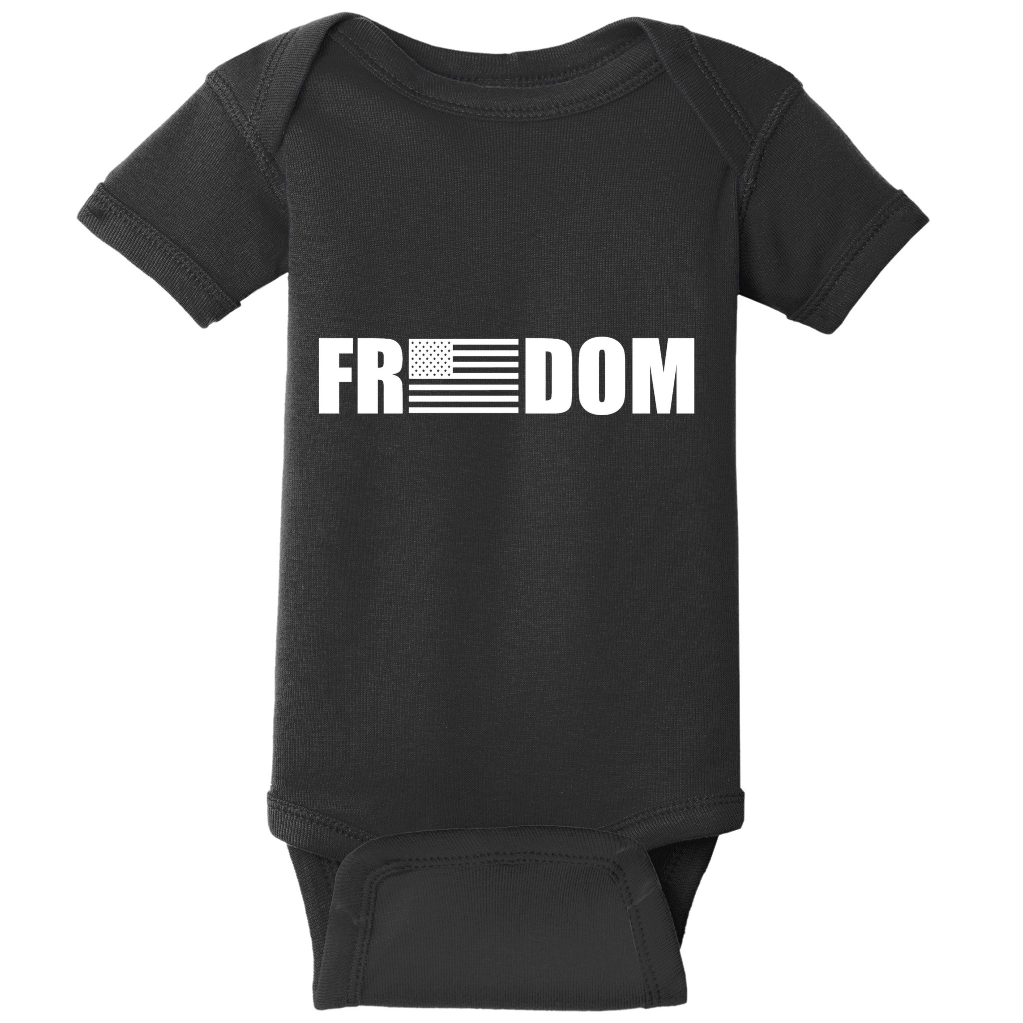 Freedom American Flag Baby Bodysuit
