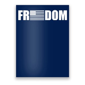 Freedom American Flag Poster