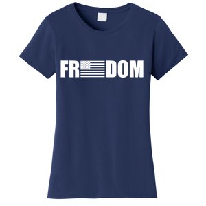 Freedom American Flag Women's T-Shirt