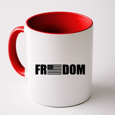 Freedom American Flag Coffee Mug