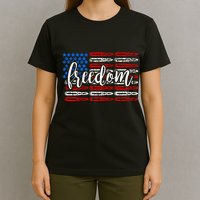 Freedom Bullet USA American Flag T-Shirt