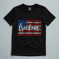 Freedom Bullet USA American Flag T-Shirt