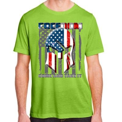 Freedom Come And Take It Gladiator US Flag Adult ChromaSoft Performance T-Shirt