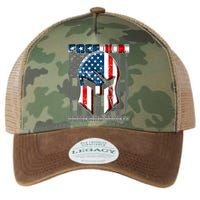 Freedom Come And Take It Gladiator US Flag Legacy Tie Dye Trucker Hat