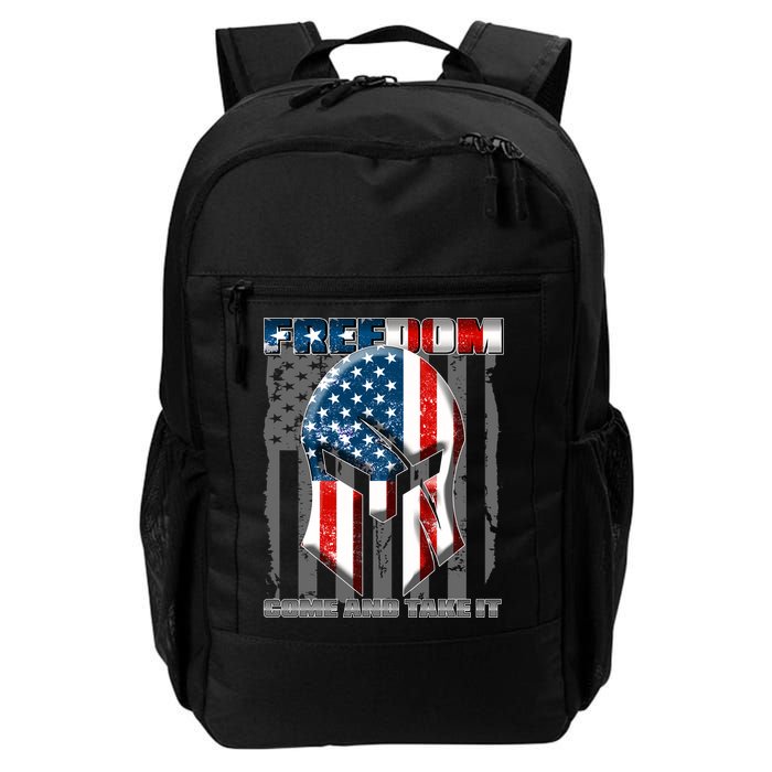 Freedom Come And Take It Gladiator US Flag Daily Commute Backpack
