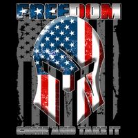 Freedom Come And Take It Gladiator US Flag Daily Commute Backpack