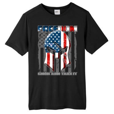 Freedom Come And Take It Gladiator US Flag Tall Fusion ChromaSoft Performance T-Shirt