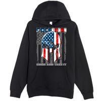 Freedom Come And Take It Gladiator US Flag Premium Pullover Hoodie