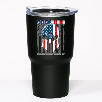 Freedom Come And Take It Gladiator US Flag Tumbler