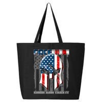 Freedom Come And Take It Gladiator US Flag 25L Jumbo Tote