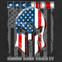 Freedom Come And Take It Gladiator US Flag 25L Jumbo Tote