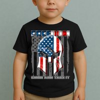 Freedom Come And Take It Gladiator US Flag Toddler T-Shirt