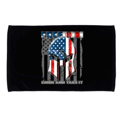 Freedom Come And Take It Gladiator US Flag Microfiber Hand Towel