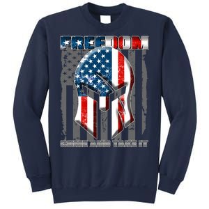 Freedom Come And Take It Gladiator US Flag Sweatshirt