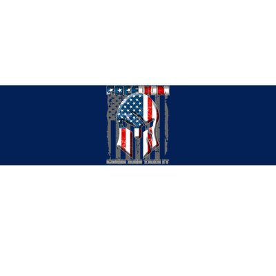 Freedom Come And Take It Gladiator US Flag Bumper Sticker