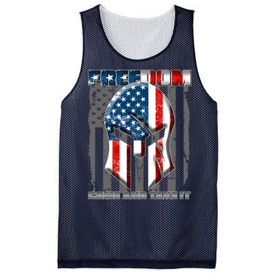 Freedom Come And Take It Gladiator US Flag Mesh Reversible Basketball Jersey Tank