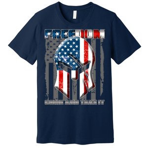 Freedom Come And Take It Gladiator US Flag Premium T-Shirt