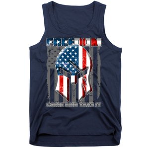 Freedom Come And Take It Gladiator US Flag Tank Top