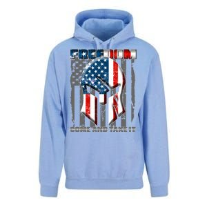 Freedom Come And Take It Gladiator US Flag Unisex Surf Hoodie