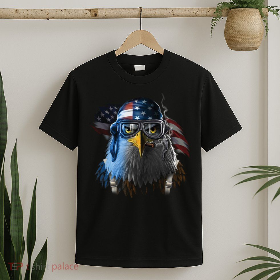 Freedom Fighter Bald American Eagle T-Shirt