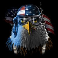 Freedom Fighter Bald American Eagle Backpack